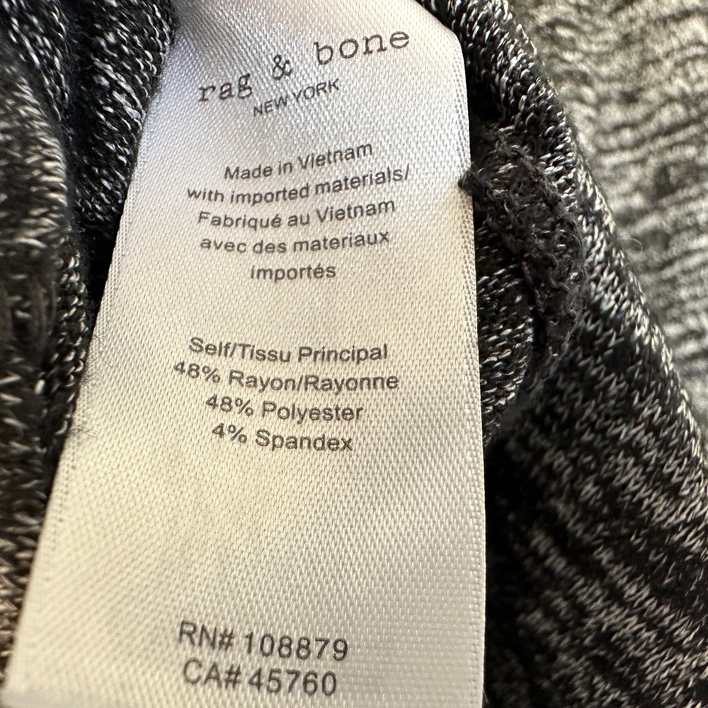 Rag & Bone The Knit Long Sleeve Tee - Picture 7 of 9